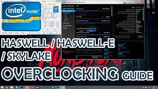 Overclock your Intel CPU ASUS Maximus VI Hero  4670K 4690K 4770K 4790K [upl. by Nnairb]