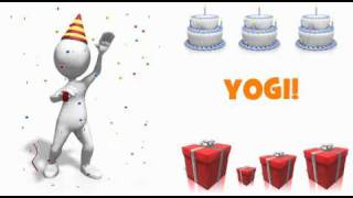 HAPPY BIRTHDAY YOGI [upl. by Odysseus]