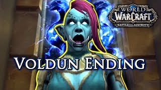 Voldun Ending Cutscenes  Mythrax the Unraveler Rises WOW BFA [upl. by Durston722]