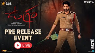 Ugram PreRelease Event LIVE  Allari Naresh  Mirnaa  Vijay Kanakamedala  Sri Charan Pakala [upl. by Vivian]