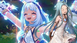 When you cant separate Lyria from Mualani Same Voice Actor [upl. by Enimzzaj]