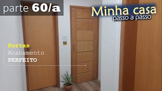 60a  Como colocar BATENTE DE PORTA de forma perfeita [upl. by Anelhtak]