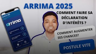 ARRIMA 2025 Comment faire sa déclaration dintérêts pour immigrer avec sa famille [upl. by Beaulieu]