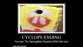 SpongeBob Popsicle All Endings Meme [upl. by Reisman]