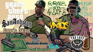 Gta San andreas Descargar New gangs skins ultimate [upl. by Alejoa]