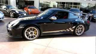 2011 Porsche GT3 RS 38 Liter Paint to Sample Black with White Gold Metallic Graphics PCCB [upl. by Val]