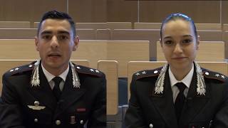 INTERVISTA DOPPIA A DUE GIOVANI UFFICIALI DEI CARABINIERI [upl. by Aeel]