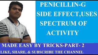 Penicillin G Spectrum  Side Effect  Therapeutic Uses  Resistance  Mnemonics amp Tricks PART2 [upl. by Fairley]