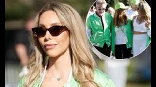 Olivia Newton Johns daughter Chloe Lattanzi comforts the late singers tearful [upl. by Nneb]