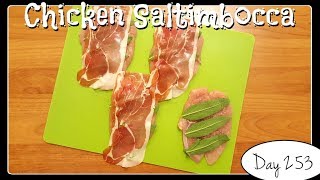 Chicken Saltimbocca Recipe Food Challenge DAY 253 [upl. by Nitneuq]