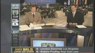 2008 MLS Superdraft 6th Pick Andy Iro Columbus Crew [upl. by Drofub]