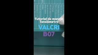 Tutorial tensiómetro Valcri B07 [upl. by Westfahl]