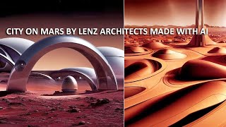 CITY ON MARS BY LENZ ARCHITECTS MADE WITH AI [upl. by Ehrsam891]