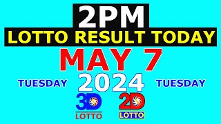 Lotto Result Today 2pm May 7 2024 PCSO [upl. by Ray]