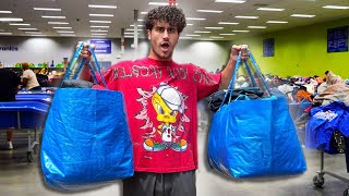 MY FIRST TIME AT THE GOODWILL BINS [upl. by Aerdied]