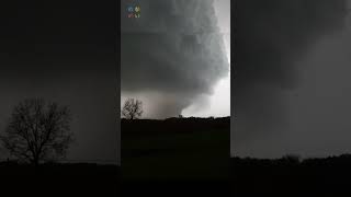 Huge Tornado under Supercell Storm in Oklahoma yesterday [upl. by Gwenn714]