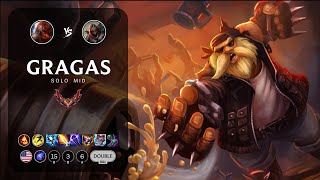 Gragas Mid vs Zed  NA Grandmaster Patch 142 [upl. by Irma]