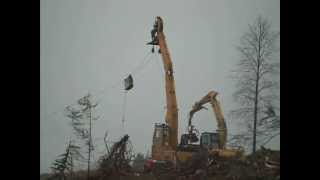 Yoder Logging w John Deere 992 [upl. by Xineohp]