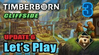 Lets Play  Timberborn  Cliffside  Folkstail  Wonders of Water Update 6  Full Gameplay 3 [upl. by Gilson120]