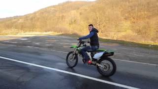 Kawasaki KX450F 2011 Wheelie [upl. by Qahsi]