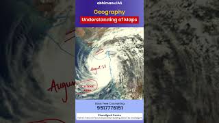 Geography Understanding of Maps with abhimanu IAS  Gujrat Cyclone  Geography GujaratCyclone [upl. by Tod]