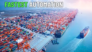 China is Showing The Fastest Port Automation [upl. by Aihsema]