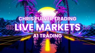 Chris Pulver  A1 Trading LIVE Analysis SampP Nasdaq BTC Gold [upl. by Adnuhsor]