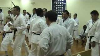 Traditional Karate Training Five Step Sparring [upl. by Mahoney]