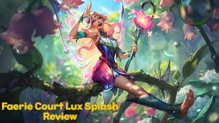 Faerie Court Lux Skin Splash Art Review [upl. by Etteniuq]