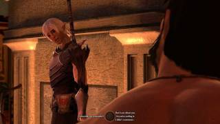 Dragon Age 2 Fenris Romance 56 A Bitter Pill Hawke Estate v2 Romance scene Rivalry [upl. by Aisan]