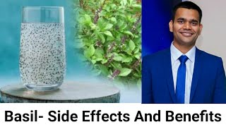 Basil Seeds  Side Effects And 5 Surprising Benefits [upl. by Schacker]