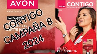 CATÁLOGO AVON CONTIGO CAMPAÑA 8  2024 [upl. by Sykes191]