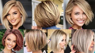 Outstanding Short Hairstyles For Ladies With Amazing Blondes Hair Coloring Styling For Fall 2024 [upl. by Tahp128]