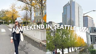 A WEEKEND IN SEATTLE WA VLOG  solo trip pike place cap hill ballard seattle food amp more [upl. by Suryt]