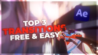 Top 3 Free Transitions for Valorant Montages  Edits and How to Make Them🎬  After Effects [upl. by Aseram]