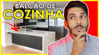 BALCÃO DE COZINHA  DICAS SIMPLES PARA COZINHA AMERICANA OU COZINHA PEQUENA [upl. by Weiser]