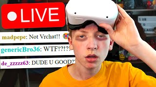 I Went Live In VR I regret it [upl. by Aihsemot]