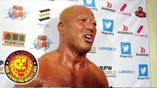 G1 CLIMAX 28 Night18 August 11  Postmatch Interview 5th match [upl. by Jeanine]