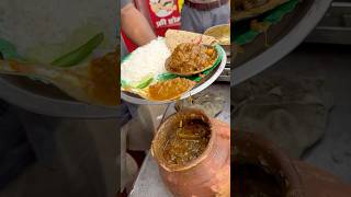 सुनील भाई का मिर्ची मटन वाला ₹300 का हांडी मटन थाली food mutton biharimutton indianfood [upl. by Sheldon275]