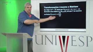 Geometria Analítica e Álgebra Linear  Aula 14  Transformações Lineares e Matrizes [upl. by Dareece916]