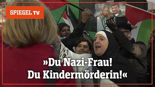 Eine gegen alle Wie Karoline Preisler gegen IsraelHasser protestiert  SPIEGEL TV [upl. by Samalla726]