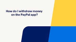 How do I Withdraw Money on the PayPal App [upl. by Philbo]