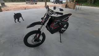 New MotoTec 5kw 72v pro dirt bike [upl. by Giarc]