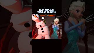 Olaf and Elsa Team Up in Mortal Kombat against Hercules ☃️ shorts mk1 [upl. by Nabalas]