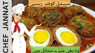 KOFTA RECIPE IN VERY EASY WAY MADE BY CHEF JANNAT [upl. by Enaed]