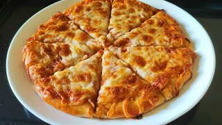 How to Make Simple Margarita Pizza  Simple Cheese Pizza Recipe  Eggless [upl. by Vallo]