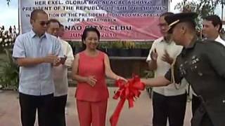 5 INAUGURATION OF THE PRESIDENT DIOSDADO MACAPAGAL PARK AND BOARDWALKm4v [upl. by Lockhart858]