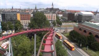 Daemonen Roller Coaster POV Onride Video The Demon Tivoli Gardens Copenhagen Denmark [upl. by Nemlaz]