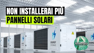 Non Installare Pannelli Solari [upl. by Ettennad2]