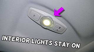 INTERIOR LIGHT STAYS ON FORD CMAX DOME LIGHT STAYS ON FIX [upl. by Yttig]